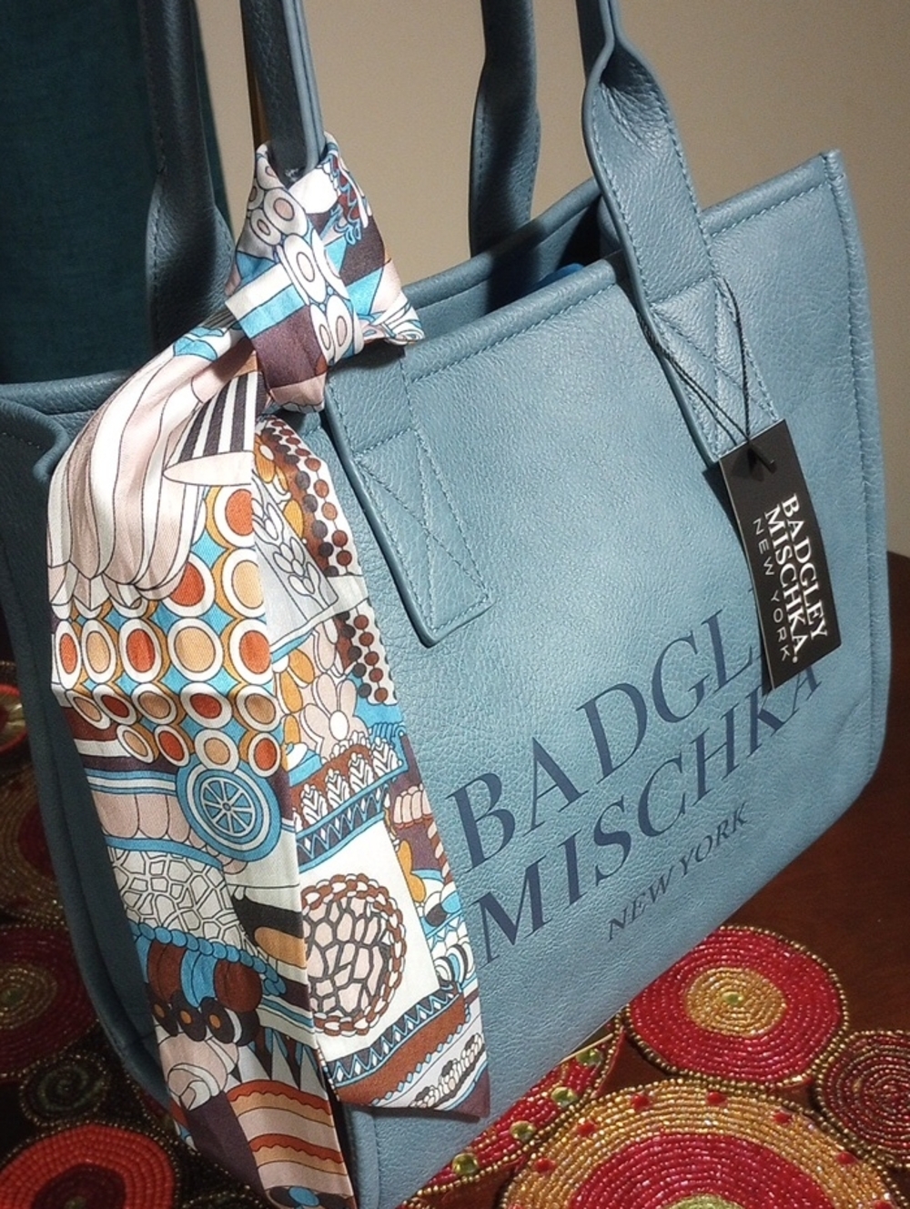 Badgley Mischka NY Elle Tote - Picture 6 of 16